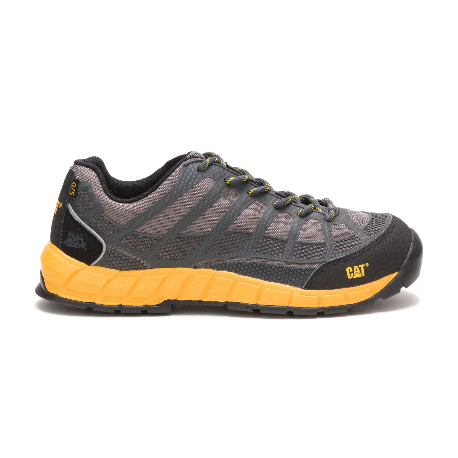 Men's Caterpillar Streamline Composite Toe Trainers Dark Grey Ireland NDWG67524